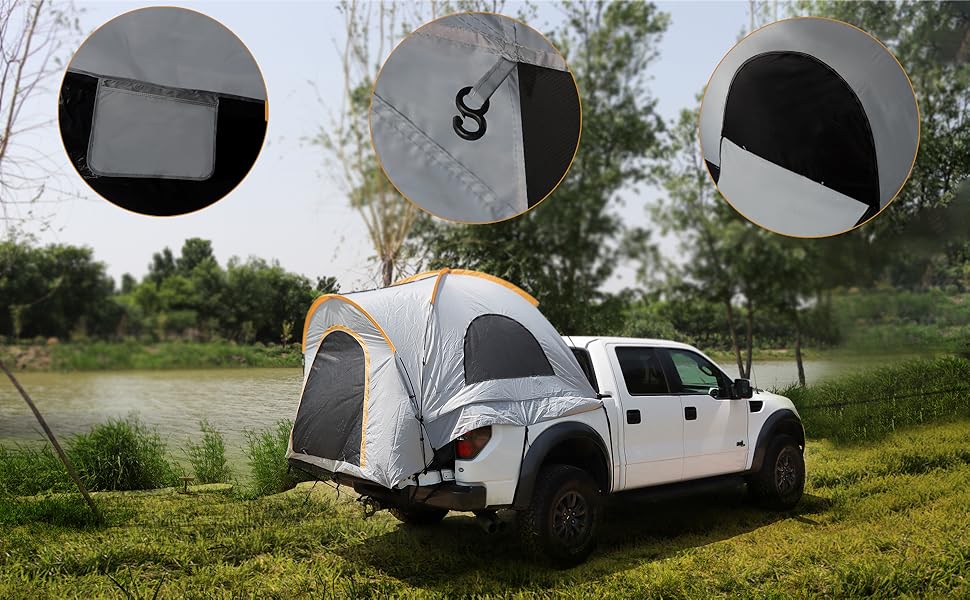 REAWOW Pickup Truck Tenda Camion Letto Tenda