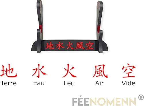 Katana Demon Slayer Muichiro Tokito 95 cm – Lama in legno – Supporto giapponese incluso - Ysert