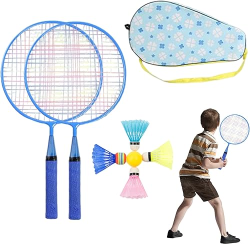 Racchetta da per bambini, racchetta da badminton, per attività in famiglia, adolescenti e giochi da società - Ysert