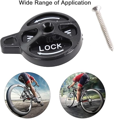 Essential Bicycle Component - Meccanismo di bloccaggio forcella e tappo per serie XCR/XCM (rosso) - Ysert