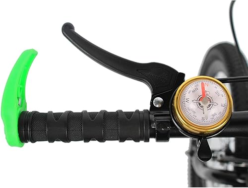 Mountain bike 20 pollici bicicletta per bambini ragazzi mountain bike ragazzi ragazze acciaio al carbonio bicicletta acciaio al carbonio verde - Ysert