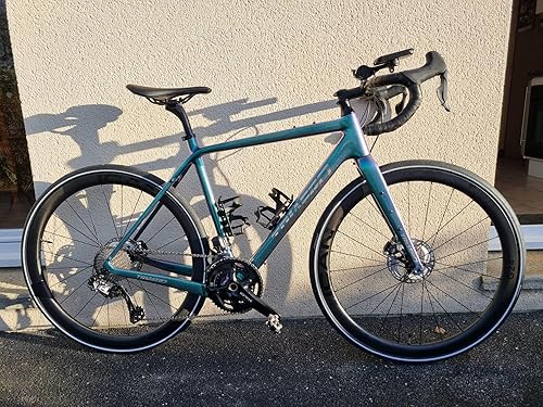 ICAN 700C G24/G25 Carbon Gravel Bike Disc Wheelset 40mm-24mm Larghezza Interna/50mm Profondità-25mm Larghezza Interna Copertoncino Tubeless Ready Wheelset Blocco Centrale Asse Passante 10/11 - Ysert