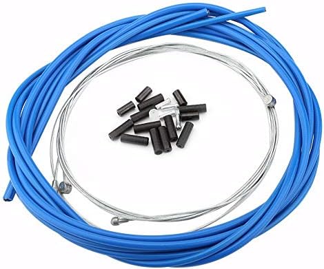 Set di Cavi Freno Bicicletta, Cavo Freno Bici Set di Cavi Freno Cavo Freno Bici MTB Bici da Strada Accessori di Ricambio (Arancione) - Ysert