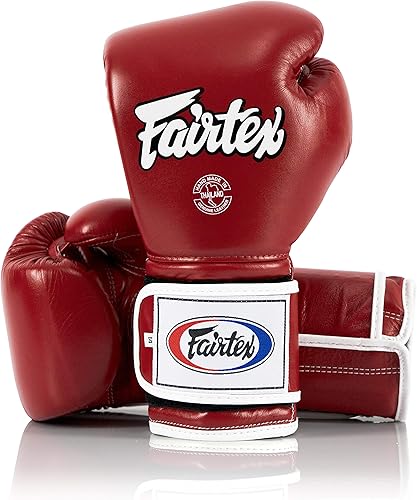 Guanti da boxe Fairtex Muay Thai BGV9 - guanti mma da allenamento e sparring in stile messicano per battitore pesante per Kick Boxing MMA K1 - Ysert