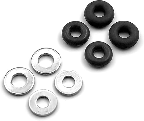 SPITBOARDS Fingerboard O-Ring Bushings Washer - Black - Ysert