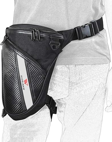 Borsa da Gamba Uomo, Impermeabile Marsupio per Casuale Viaggio Ciclismo Arrampicata Escursionismo Campeggio Equitazione Moto - Ysert