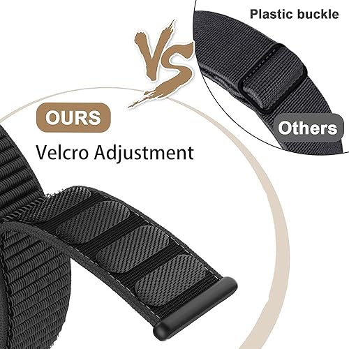 Niboow Cinturino per Xiaomi Mi Band 6/Mi Band 5/Mi Band 4/Mi Band 3/Amazfit Band 5, Nylon Regolabile Cinturini per Xiaomi Mi Band 6/Mi Band 5/Mi Band 4/Mi Band 3/Amazfit Band 5 - Ysert