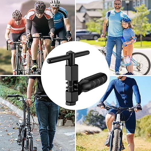 Smagliacatena Moto, Strumento per Spezzare Attrezzi Bici, Utensili per Catene di Biciclette Rompicatena Kit, Strumenti per La Riparazione della Bicicletta Toglimaglie Tensioner - Ysert