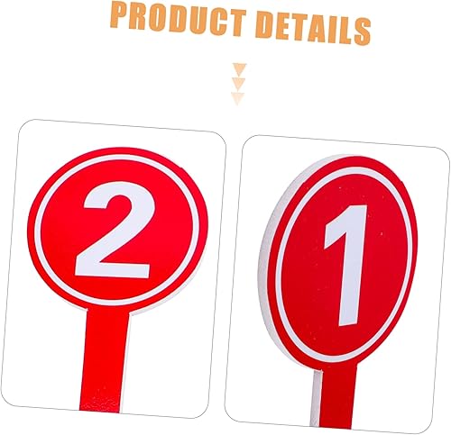 10 Pezzi in possesso di una targa palette elettorali Giochi Tavole punteggio maneggevoli placche segnapunti pagaia per il punteggio comodo tabellone di voto multiuso maneggiare - Ysert