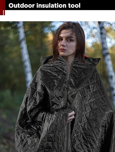 Coperta termica, plaid divano, blanket for winter,coperta da picnic impermeabile con 300gsm fodera in 300gsm pile, all'aperto, stadio, calcio, auto, isolata, come regalo - Ysert