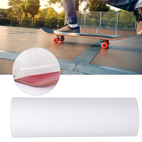 Nastro Antiscivolo Trasparente per Skateboard, Nastro Adesivo Impermeabile per Scooter, Accessorio per Carta vetrata oleosa per Skateboard Trasparente per Skateboard Longboard - Ysert