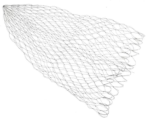 Vbest life Guadino per Pesca a Mosca con Carpa 40/50/60 cm, Ricambio Rete per guadino da Pesca per Attrezzatura da Pesca(50cm) - Ysert