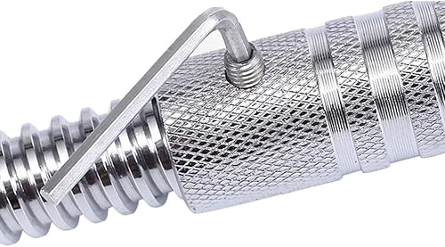 Biella per Manubri per Barra con Manubri Filettata Extender per Manubri Manubrio Solido Manubrio Accessori per Attrezzature per Sollevamento Pesi 50 Cm - Ysert