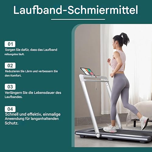 Gwtdtoad Lubrificante per tapis roulant per cinture, lubrificante per tapis roulant, riduzione del rumore, lubrificante per cintura 'olio, con tappi a vite di precisione per tutti i tipi di tapis - Ysert