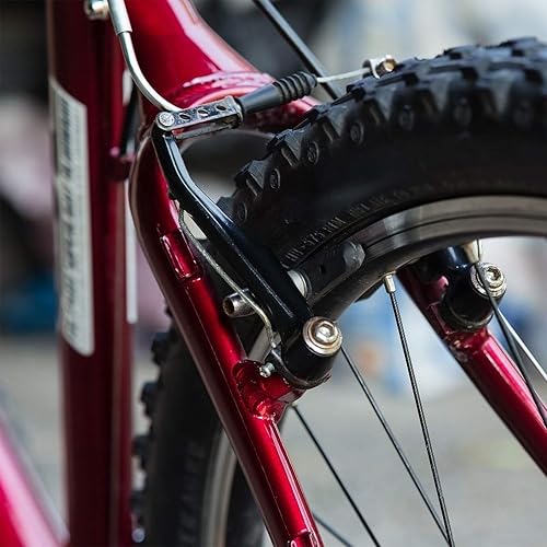 Pattini Freno V-Brake Pastiglie Freni Bici 70mm MTB con Dadi Esagonali Chiave Distanziali per Biciclette da Strada e Mountain Nero 4 Paio - Ysert