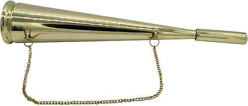 Corno di segnalazione diritto, in ottone. - Ysert