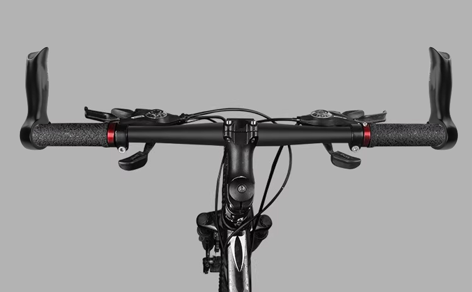 in Lega di Alluminio da 22,2 mm con 2 Tappi di Estremità per Mountain Bike da Strada