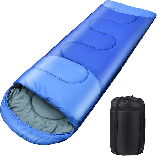 Sacco a Pelo, 220 x 80 cm 1000 g Sacco a Pelo per Adulti, 3 Stagioni Sacco a Pelo da Campeggio per Estate, Autunno, Primavera Confezione Piccola, Ultraleggero per Campeggio All'aperto, Viaggi - Ysert