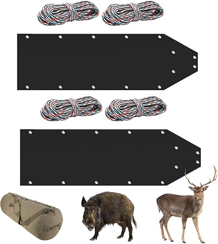 Slitta da Neve | Slitta Pesante per Trainare Cervi e Legna da Ardere | Slitta da Pesca sul Ghiaccio e Caccia | Ideale per Tirare Neve | Attrezzature da Caccia e - Ysert