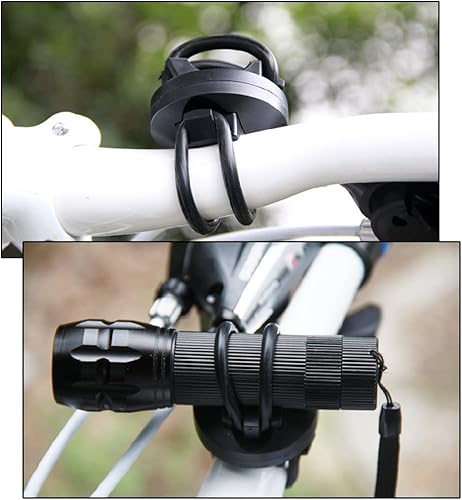 Banda da Bicicletta 10 Pezzi Cinturino in Silicone Bicicletta Cinturino Bicicletta Cinturino Elastico per Bici Bicicletta Anello Fissaggio Elastico Luci Della Bicicletta Anello Gomma Bicicletta - Ysert