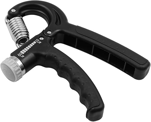 2 amplificatori per impugnatura da 10 a 60 kg, resistenza regolabile, impugnatura per avambraccio, impugnatura antiscivolo, per uomini, donne, atleti, musicisti, polsi, nero - Ysert