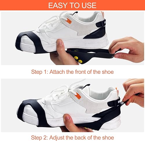 Ramponi Per Scarponi, Tacchetti Da Ghiaccio In Acciaio Inossidabile, Ice Tacchetti Trazione Antiscivolo Con 10 Borchie Neve Ghiaccio, Adatti Per Ghiaccio Escursionismo Campeggio Alpinismo - Ysert