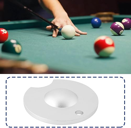 1Pc Pool Cue Tip Shaper Aluminum Alloy Shaper Parte di Ricambio Dime Radius Accessori per Stecche da Biliardo Adatto per Punta da Stecca da Biliardo 0,358 Pollici Dime Radius - Ysert