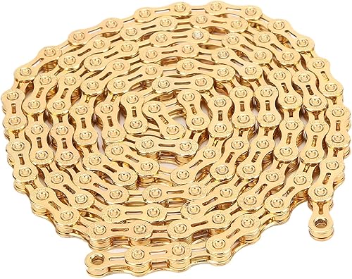 Catena per Bici, Catena a 10 velocità in Acciaio al Carbonio Ad Alta Resistenza 116 Maglie Parti di Ricambio per Mountain Bike - Ysert