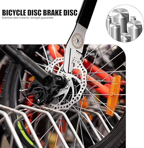 Chiave Disco Freno Bicicletta, Chiave per Freni A Disco, Strumento Allineamento della Bici, Acciaio Inox Addensato, Accessori per Biciclette, per la Manutenzione delle Biciclette - Ysert