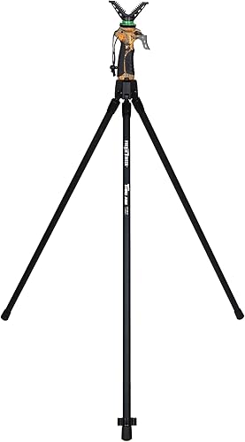 Treppiede di Caccia Regolabile in Lunghezza, treppiedi per Fucile Versatile, tripod da Caccia in Alluminio - Ysert
