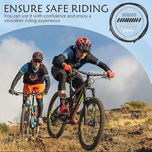 Set Cavi Cambio Bicicletta, Sostituzione Cavo Freno Bici, Kit Universale Cavo Deragliatore di Ricambio, Set Cavo Freno Bici da Strada per Riparazione Mountain Bike - Ysert