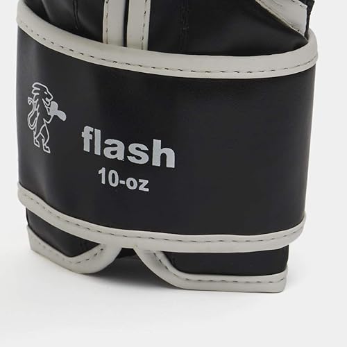 LEONE 1947 - Sacco Allenamento Made In Italy, Nero, 30 Kg - Esclusiva  & Flash Guantoni, Nero, 10 Oz - Ysert