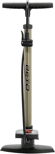 Pompa ad aria con manometro | Pompa per bicicletta per tutte le valvole – valvola Dunlop – valvola francese – valvola auto | Pompa da terra 11 bar/160 psi - Ysert