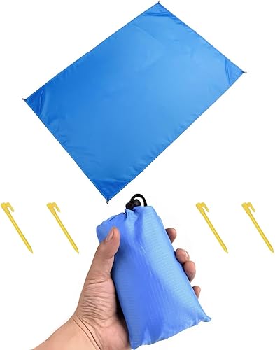 145x180cm Coperta Picnic Impermeabile Telo Picnic Impermeabile Stuoia Campeggio Stuoia Spiaggia 4 Angoli Di Fissaggio - Ysert