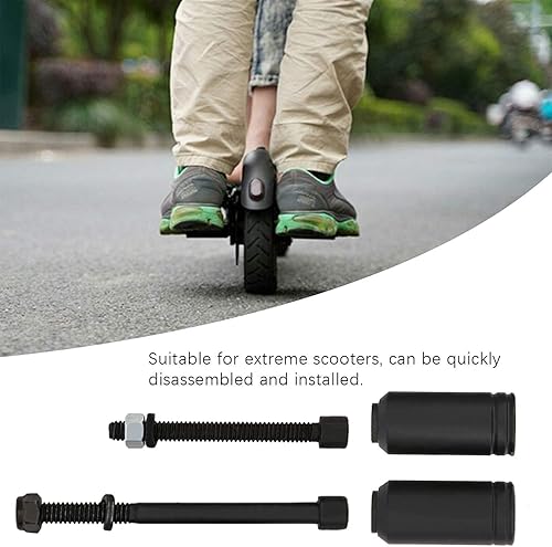 Pedale per Scooter Acrobatico,Monopattino Pioli Antiscivolo Professionali in Acciaio,con Vite/Dado/Guarnizione,Durevoli Pedali da Skateboard Accessorio per Pedali Scooter Acrobatici - Ysert