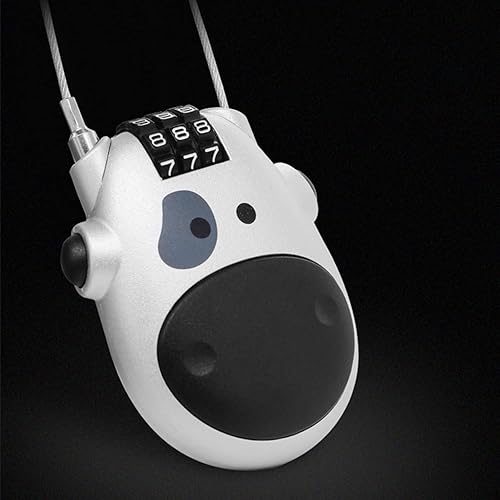 Lucchetto per Bicicletta Bici Catena - lucchetto a combinazione retrattile da 80 cm Antifurto a Combinazione a 3Cifre per Biciclette, Motocicli, Scooter, Cancelli.Facile da rasportare. - Ysert