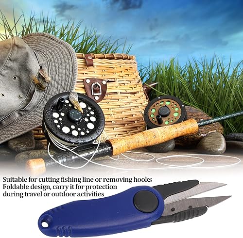 Alomejor Lenza da Pesca Scissor Attrezzatura da Pesca Scissor Fishing Line Cut Clipper Fish Tackle Hook Remover - Ysert