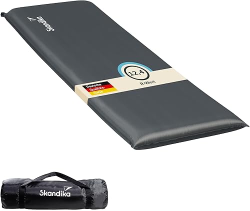 Skandika - Easy Single/Double - Easy 3D Premium Single/Double - Materassino autogonfiante - ideale per il campeggio - spessore 10 cm (3D Premium Double) - Ysert