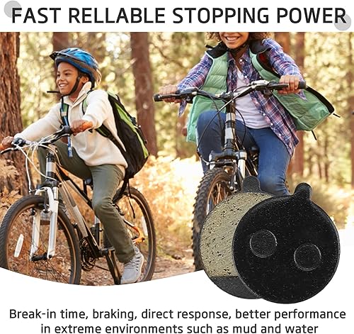 Pastiglie Monopattino Elettrico, Pastiglie Freno a Disco Semi-Metalliche per Monopattino Elettrico Bicicletta Brake Lining Pad Accessori Ciclismo Compatibili con KUGOO M4/M4 PRO e Altri Modelli - Ysert