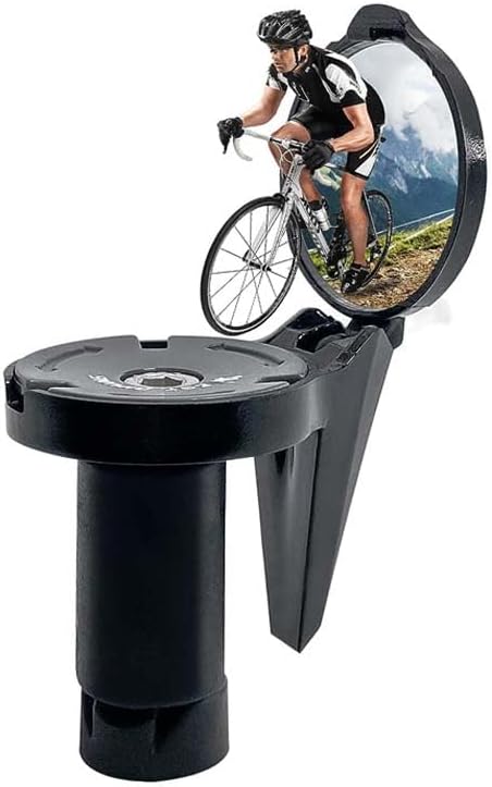 Specchietto bicicletta, Mini 360 ° Regolabile Specchietto Retrovisore Pieghevole Convessa Specchietto Per Bicicletta Mountain Bike Corsa Ciclismo Bici - Ysert
