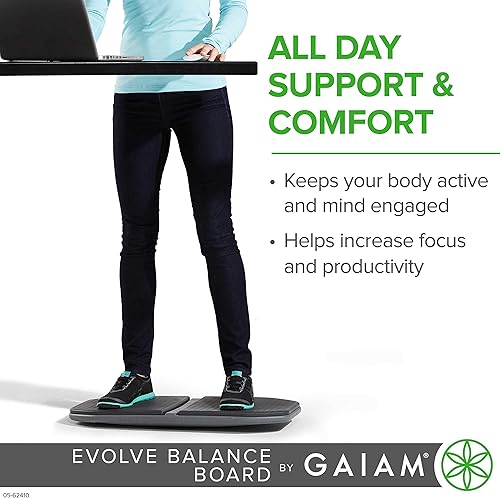 Gaiam Evolve Balance Board for Standing Desk - Ysert
