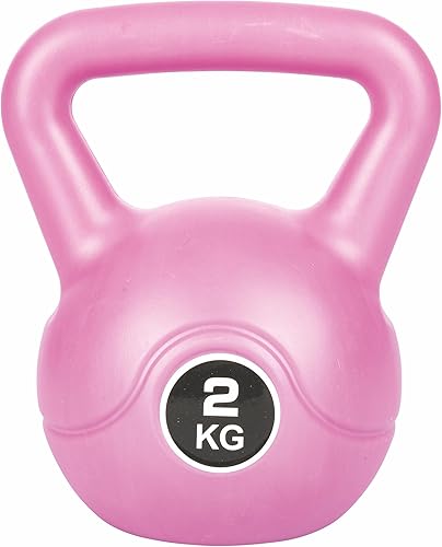 Kettlebell 2Kg per allenamento, presa antiscivolo, FitLover - Ysert