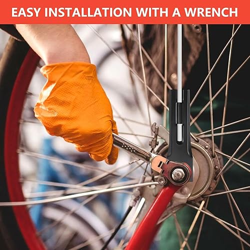 Gagliardetto per Bicicletta, 2 Pezzi Bandiera per Bicicletta 180 Cm Gagliardetto Per Bicicletta Regolabile, Gagliardetto Riflettente per Bicicletta Adatto Alle Biciclette per Bambini (Arancione) - Ysert
