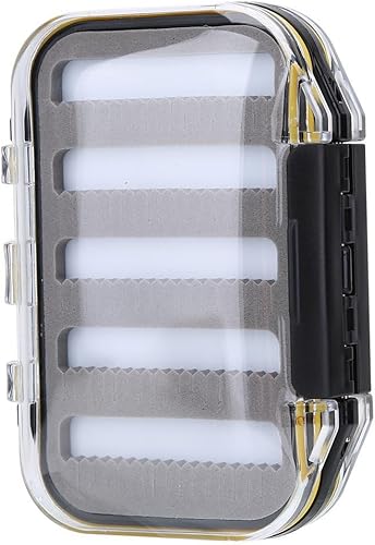 Scatola per la Pesca a Mosca, Scatola per Mosche a Doppia Faccia Impermeabile Scatola per Esche per la Pesca a Mosca Trasparente Facile da impugnare Leggera - Ysert