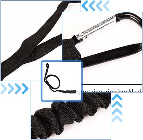 Guinzaglio per pagaia per Kayak,Estensibile Kayak Paddle Leash per Canoa, Barca,Kayak - Ysert