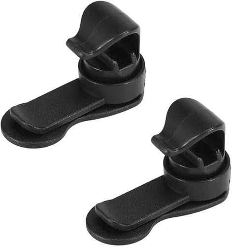 Water Tube Clips Universal Water Bladder Hose Clip Removable Hydration Pack Clamp Magnetic Hose Holder - Black - Ysert