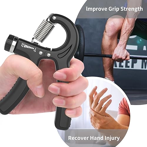 PROIRON Hand Grip, Avambracci Attrezzi con Resistenza 5-60KG per Allenamento della Forza e Recupero di Lesioni alla Mano - Ysert