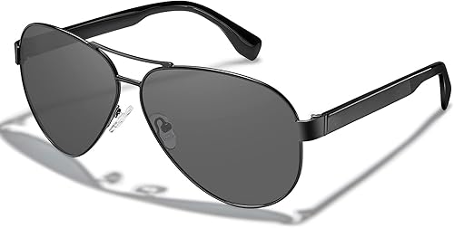 AVAWAY Occhiali da sole polarizzati da uomo stile classico protezione UV occhiali da uomo per guida wandern viaggio lenti polarizzate in acetato - Ysert