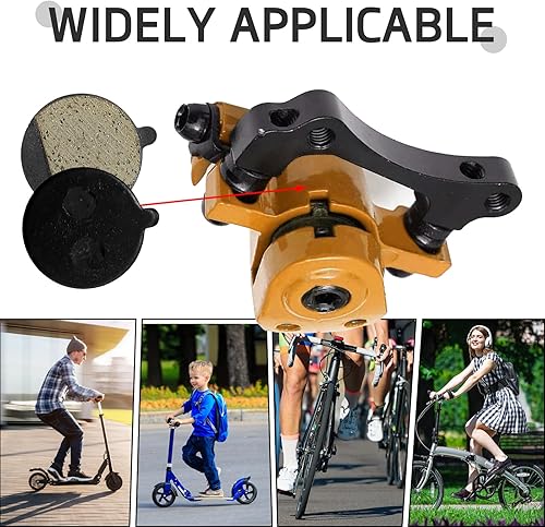 Pastiglie Monopattino Elettrico, Pastiglie Freno a Disco Semi-Metalliche per Monopattino Elettrico Bicicletta Brake Lining Pad Accessori Ciclismo Compatibili con KUGOO M4/M4 PRO e Altri Modelli - Ysert