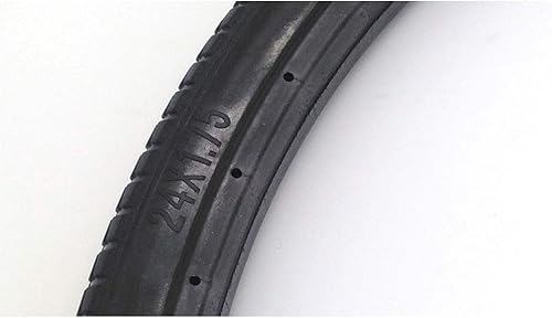Pneumatici per Biciclette, 24x1.75 Pneumatici Antideflagranti da 24 Pollici Gomme Piene, Senza Bisogno di Inflazione, Bassa Resistenza, Nero - Ysert